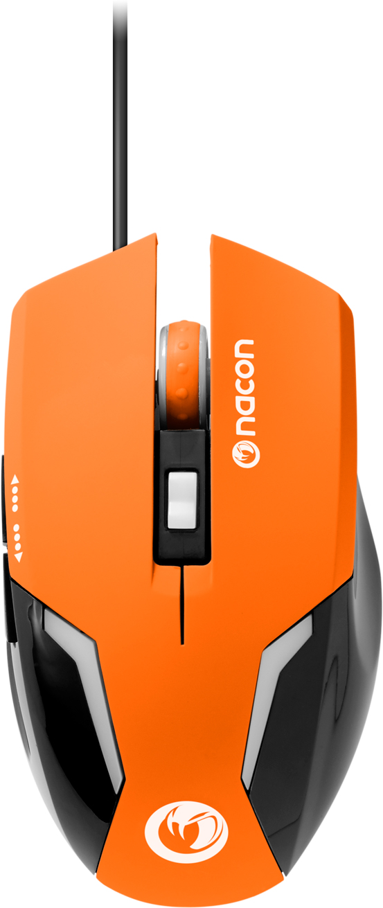 Nacon PCGM-105ORANGE Optical Gaming Mouse (oranje)