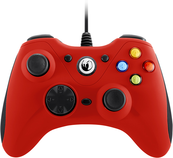 Nacon PCGC-100RED Wired Gaming Controller (rood)