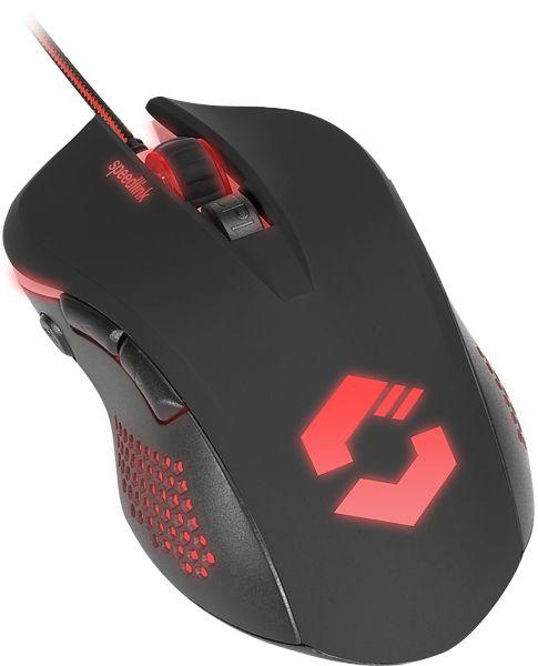 Speedlink TORN Gaming Mouse (zwart/rood) (PC), Speedlink