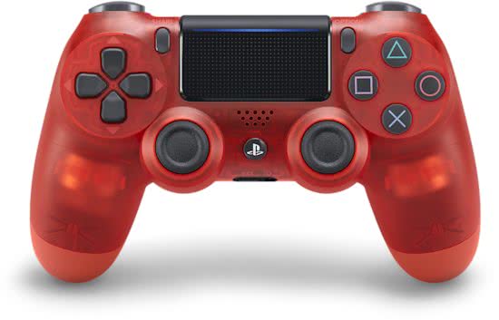Sony Wireless Dualshock 4 PlayStation 4 Controller V2 (Red Crystal) (PS4), Sony Computer Entertainment