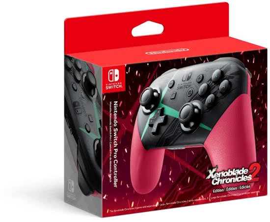 Nintendo Switch Pro Controller - Xenoblade Chronicles 2 Edition (Switch), Nintendo