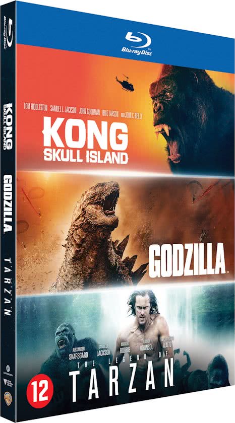 Kong: Skull Island / Godzilla / The Legend of Tarzan (Blu-ray), Jordan Vogt-Roberts, Gareth Edwards, David Yates