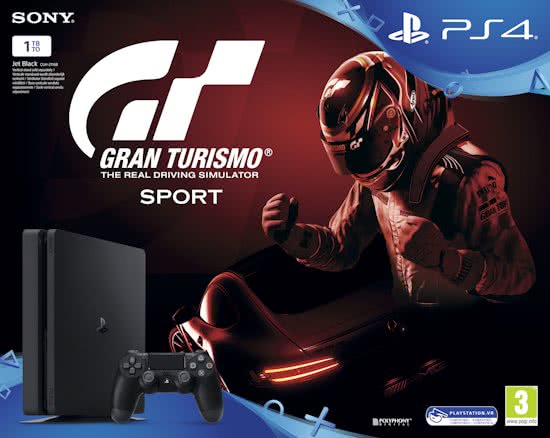PlayStation 4 Slim (1 TB) + Gran Turismo: Sport (PS4), Sony Computer Entertainment