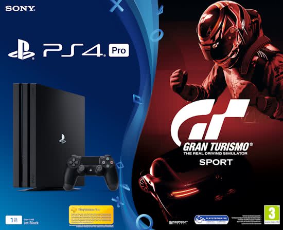PlayStation 4 Pro (1 TB) + Gran Turismo: Sport (PS4), Sony Computer Entertainment