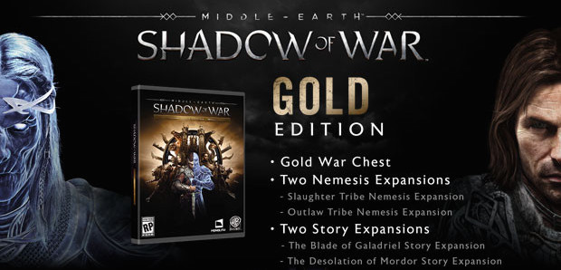Middle Earth Shadow of War Gold Edition (Digitale Code) (PC), Monolith Productions 