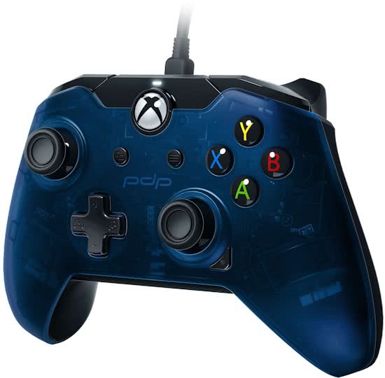 PDP Wired Controller (Blauw) (XboxOne/PC) (Xbox One), PDP