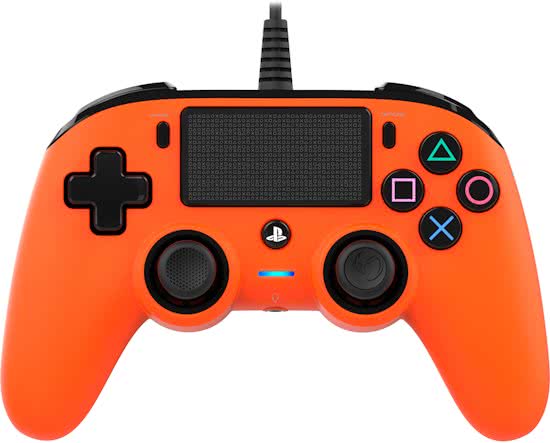 Nacon Wired Compact PS4 Controller (Oranje) (PS4), Nacon