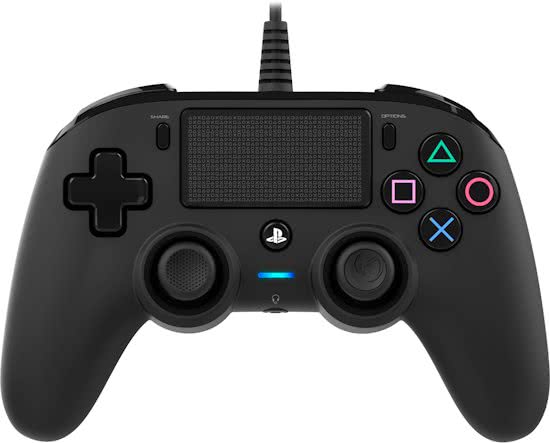 Nacon Wired Compact PS4 Controller (Zwart) kopen voor de ...