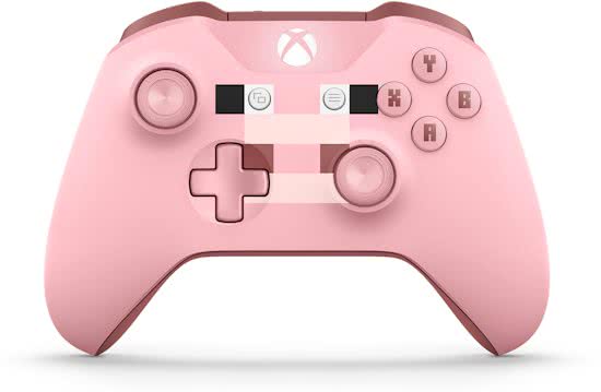 Xbox One Wireless Controller Minecraft Pig Pink Limited Edition (Xbox One), Microsoft