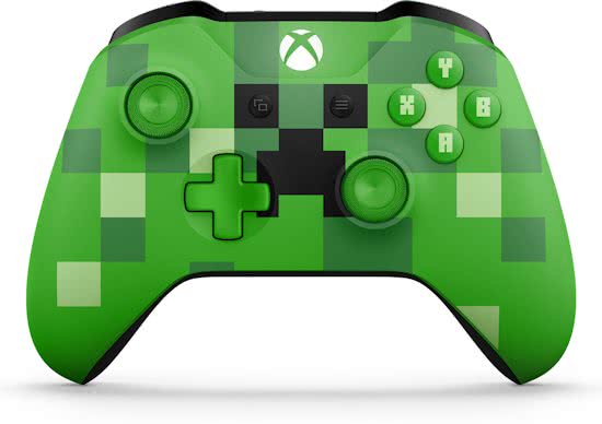 Xbox One Wireless Controller Minecraft Creeper Green Limited Edition (Xbox One), Microsoft