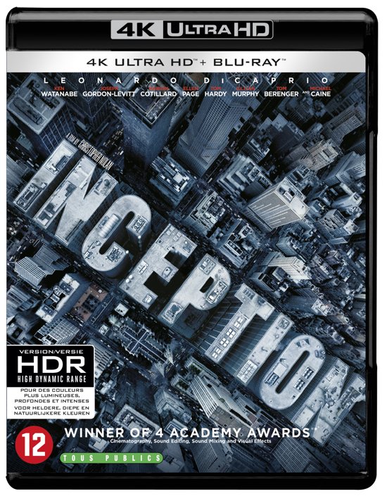 Inception (4K Ultra HD) (Blu-ray), Christopher Nolan