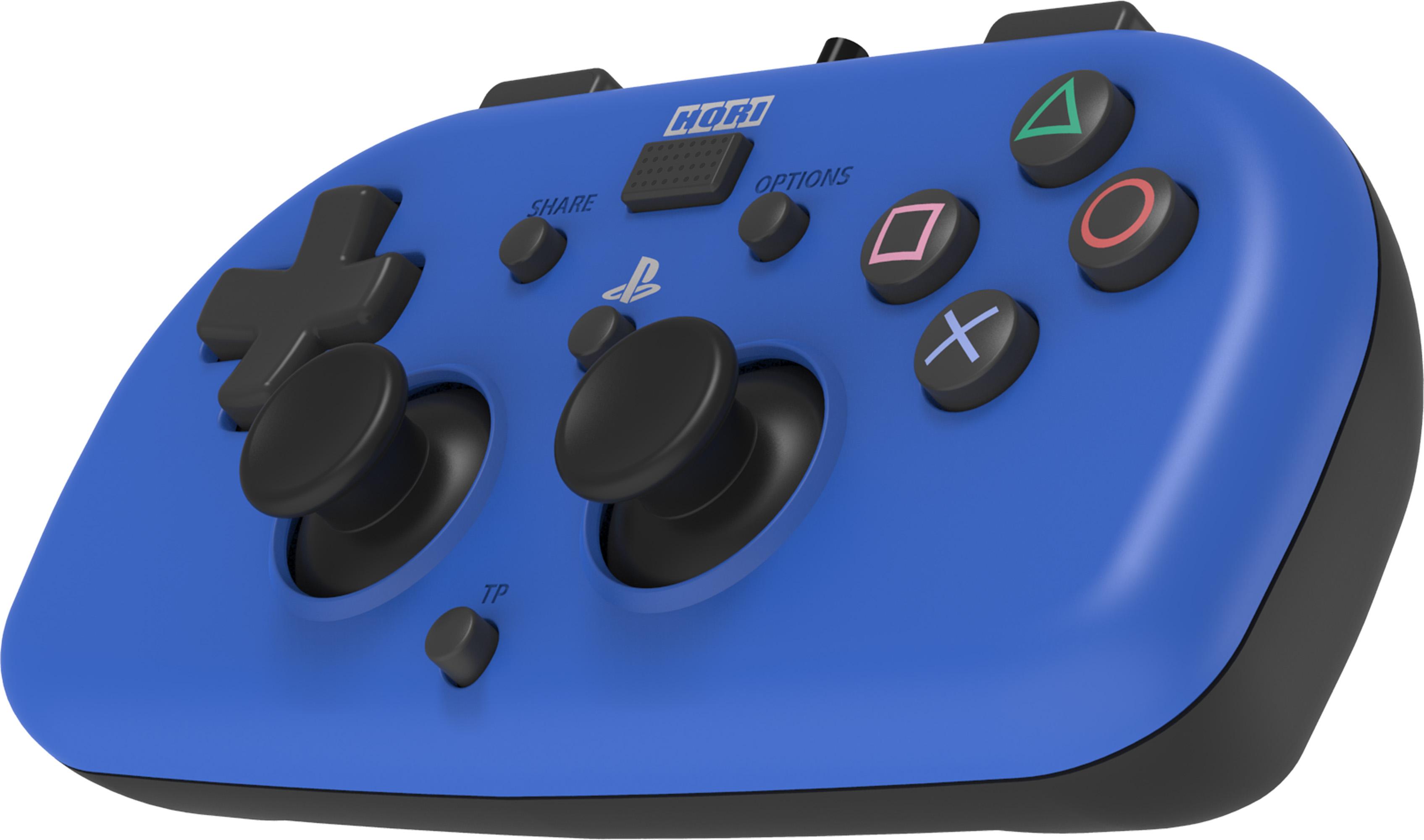 Hori Wired Mini Gamepad (blauw) (PS4), Hori