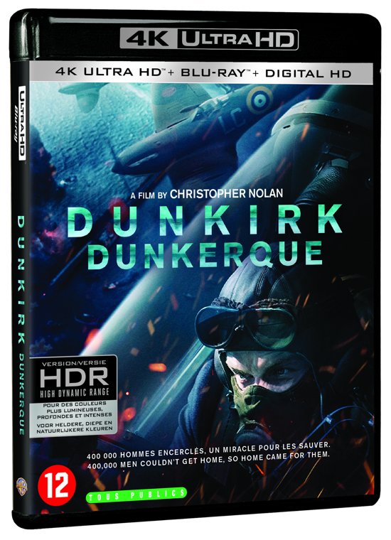 Dunkirk (4K Ultra HD) (Blu-ray), Christopher Nolan