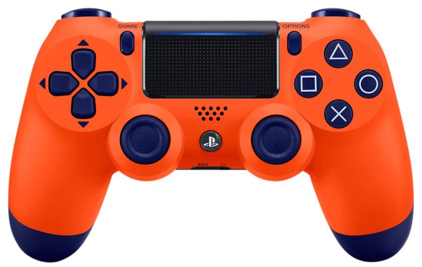 Sony Wireless Dualshock 4 PlayStation 4 Controller V2 (Sunset Orange) (PS4), Sony Computer Entertainment