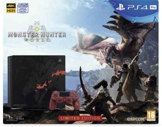 PlayStation 4 Pro (1 TB) Monster Hunter: World Limited Edition (PS4), Sony Computer Entertainment