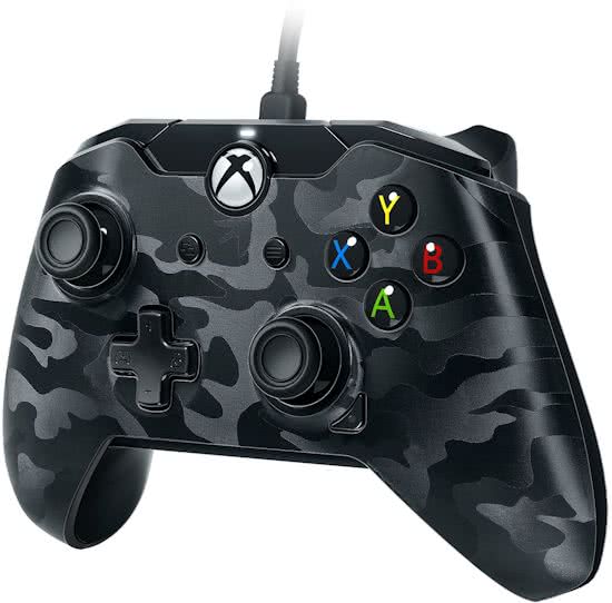 PDP Wired Controller (Zwart Camo) (XboxOne/PC) (Xbox One), PDP