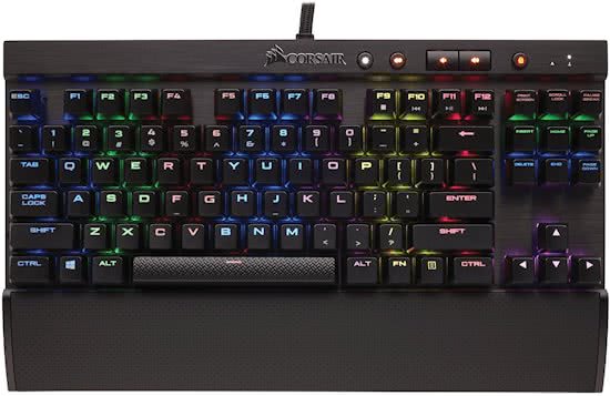 Corsair K65 LUX RGB Cherry MX Red Mechanisch Gaming Keyboard (Qwerty)