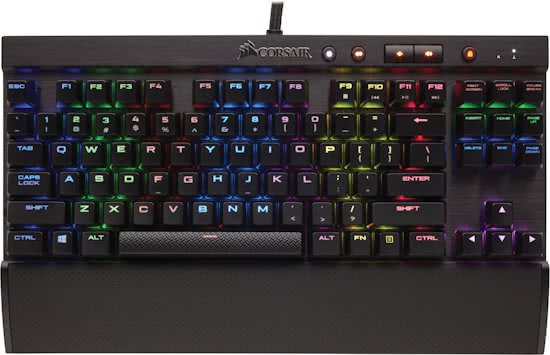Corsair K65 RGB Rapidfire Cherry MX Speed Mechanisch Gaming Keyboard (Qwerty) (PC), Corsair