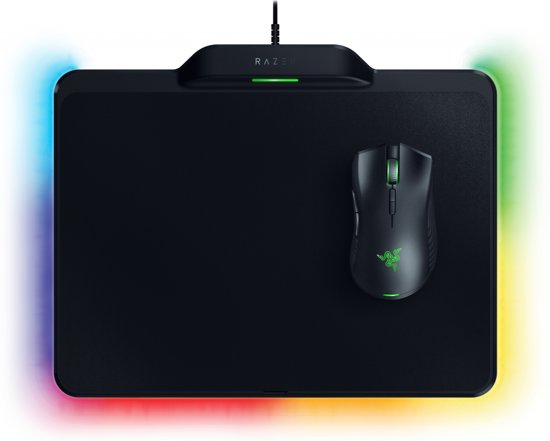 Razer Mamba HyperFlux Wireless Gaming Mouse (zwart) + Firefly Hyperflux Muismat (PC), Razer