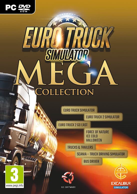 Euro Truck Simulator Mega Collection - 6-in-1 (PC), Excalibur Games