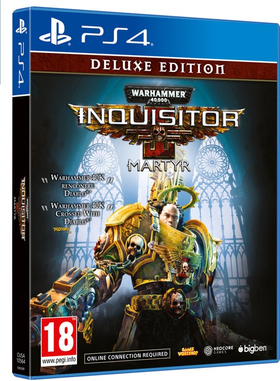 Warhammer 40.000: Inquisitor Martyr Deluxe Edition (PS4), Neocore games