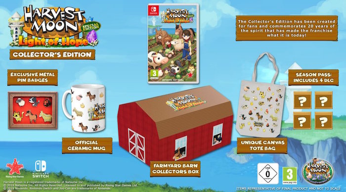Harvest Moon: Light of Hope Collector's Edition (Switch), Rising Star Games