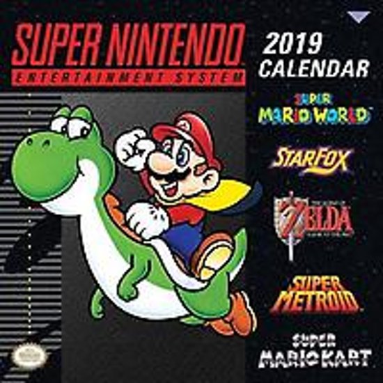 Boxart van Super Nintendo Retro Art 2019 Jaarkalender (Guide), Abrams