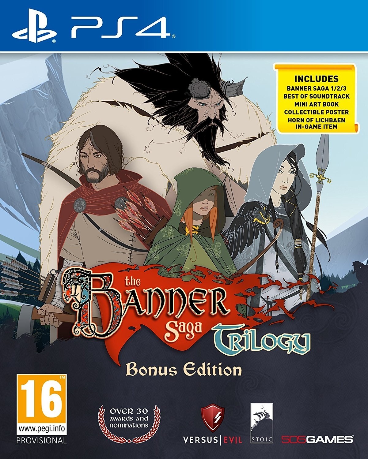 The Banner Saga Trilogy Bonus Edition (PS4), 505 Games