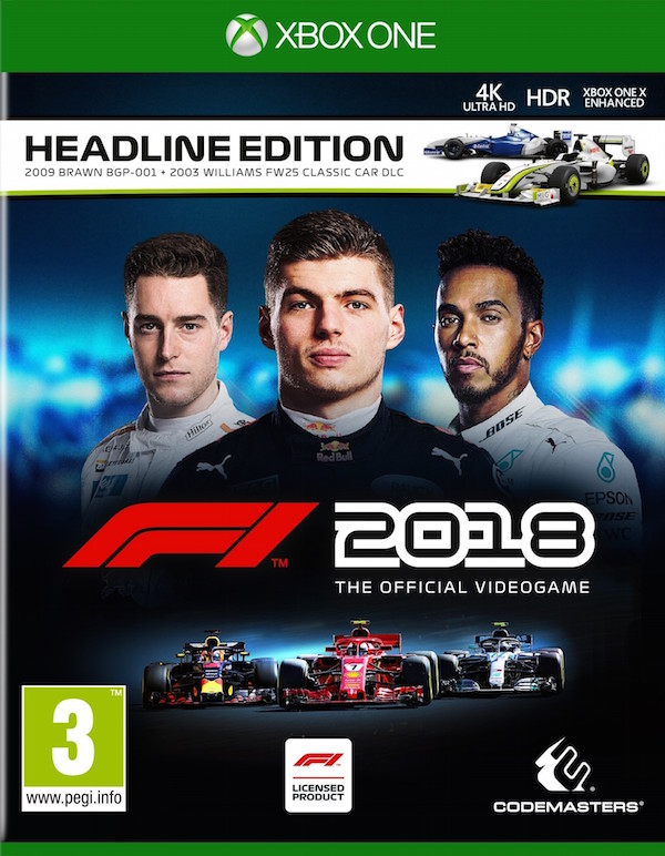 F1 2018 (Headline Edition) (Xbox One), Codemasters