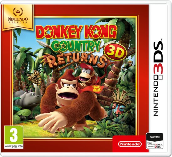 Donkey Kong: Country Returns 3D (Nintendo Selects)  (3DS), Nintendo