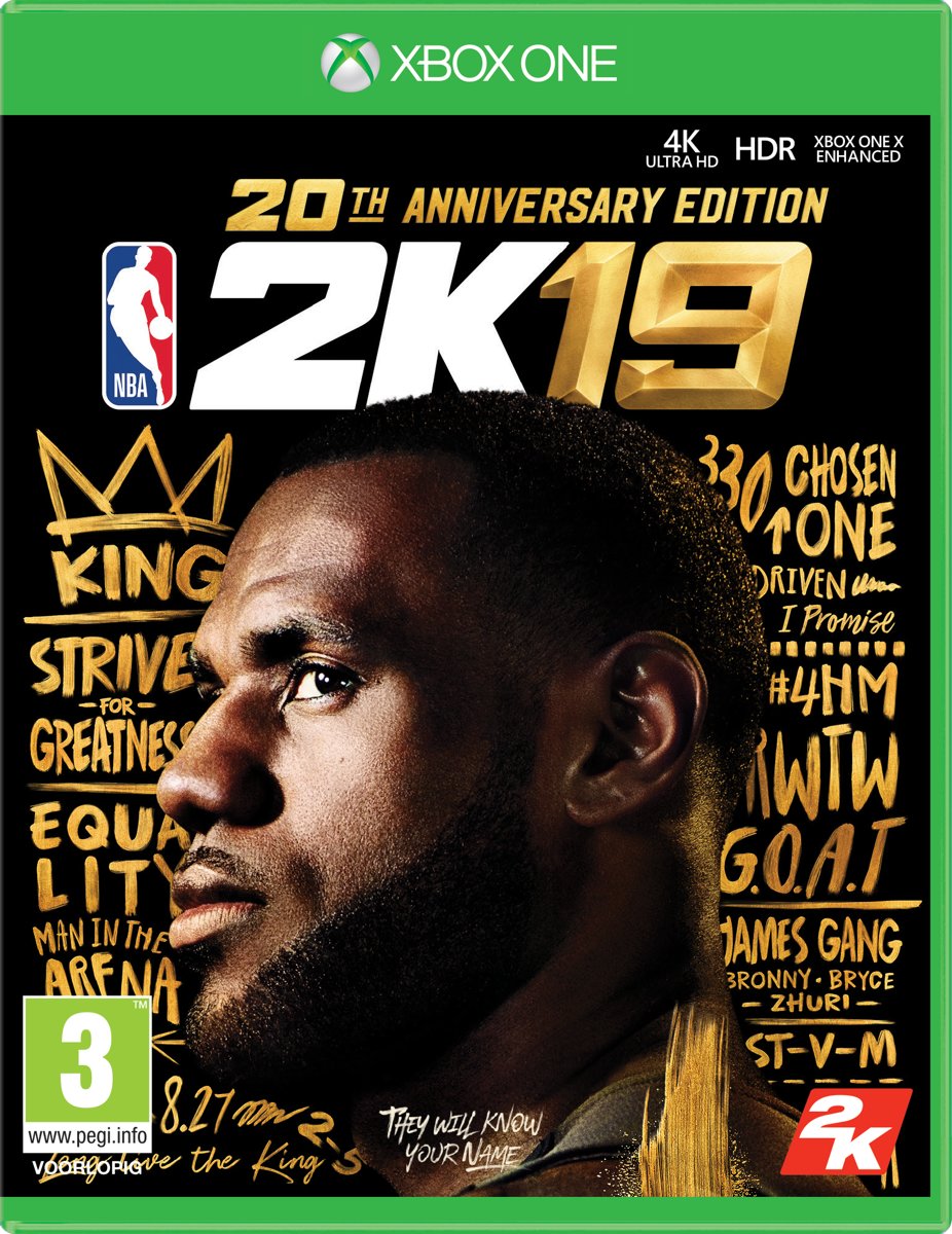 NBA 2K19 - Anniversary Edition (Xbox One), 2K Games