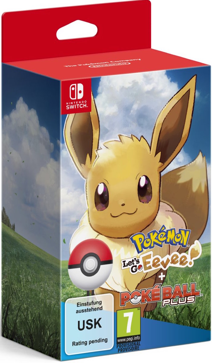 Pokemon: Let's Go Eevee! + Poke Ball Plus (Switch), Nintendo