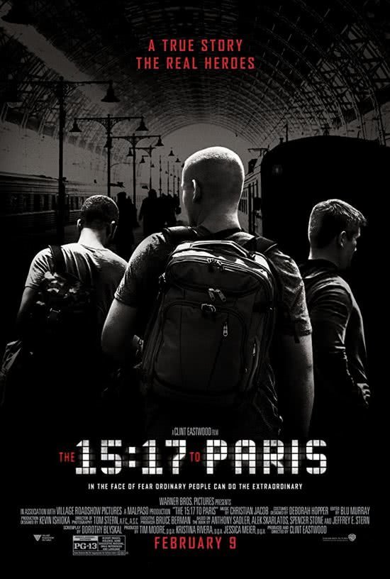 The 15:17 to Paris (Blu-ray), Clint Eastwood
