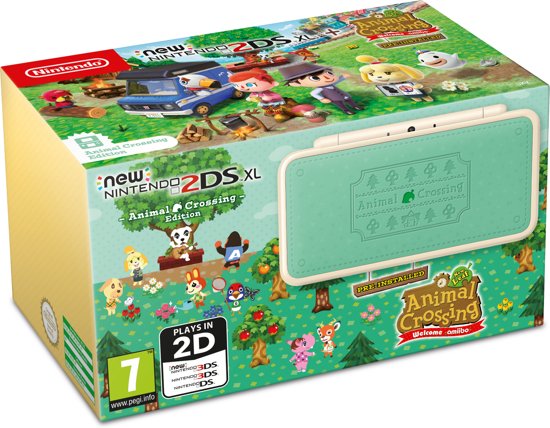 New Nintendo 2DS XL Console Animal Crossing Edition (3DS), Nintendo