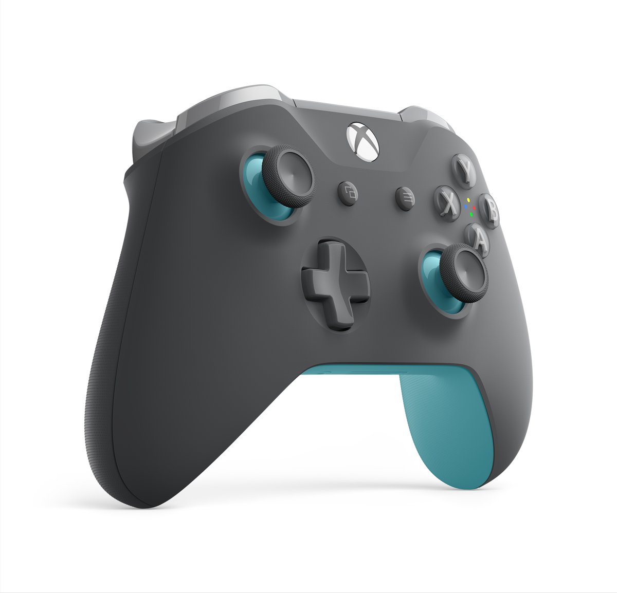 Xbox One S Wireless Controller (grijs/blauw) (Xbox One), Microsoft