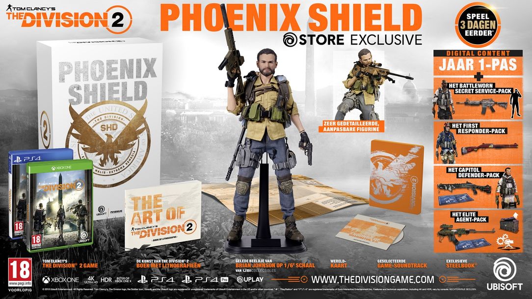 The Division 2 - Phoenix Shield Collector's Edition (PS4), Ubisoft