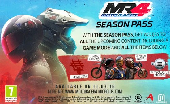 Moto Racer 4 Season Pass (PC), Artefacts Studio & Microids