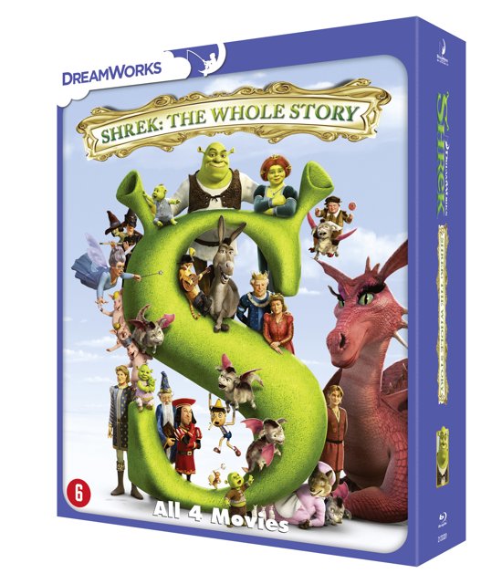 Shrek 1 t/m4 + De Gelaarsde Kat (Blu-ray), Diversen