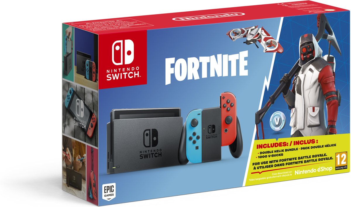 fluiten Verspreiding handelaar Nintendo Switch Console (Rood/ Blauw) + Fortnite kopen voor de Switch -  Laagste prijs op budgetgaming.nl