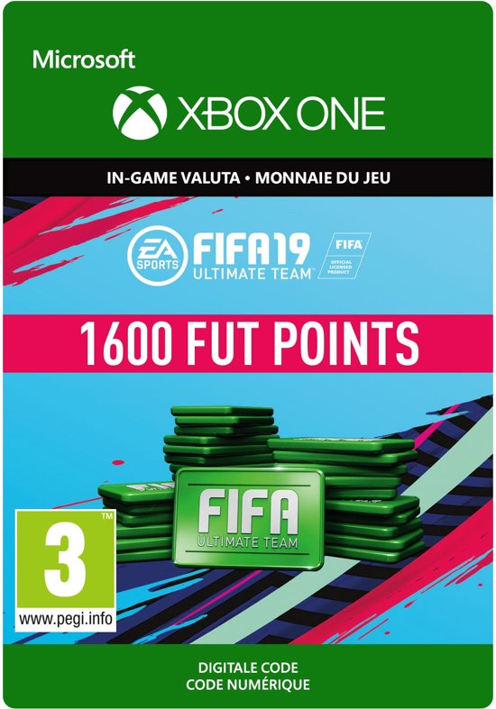 FIFA 19: Ultimate Team - 1.600 FUT Points Card (Download) (Xbox One), EA Sports