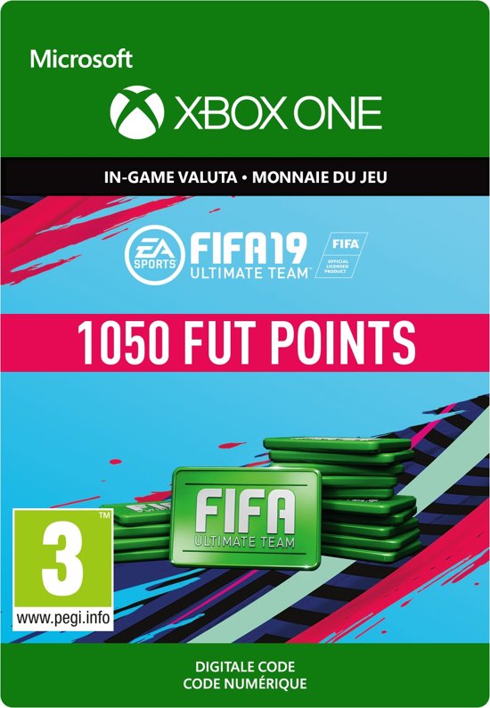 FIFA 19: Ultimate Team - 1.050 FUT Points Card (Download) (Xbox One), EA Sports