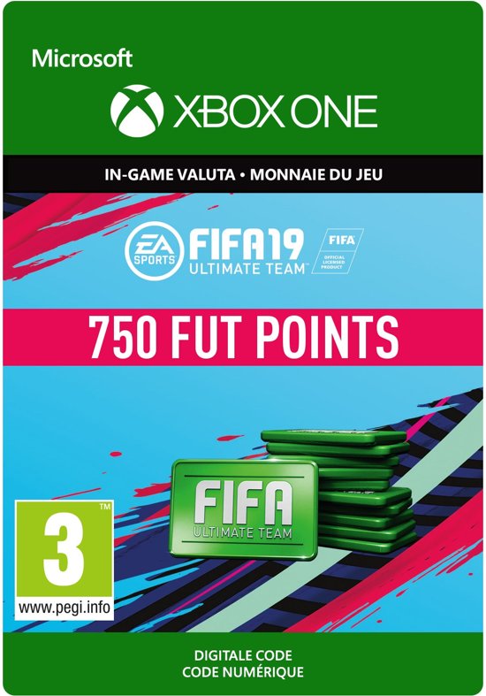 FIFA 19: Ultimate Team - 750 FUT Points Card (Download) (Xbox One), EA Sports