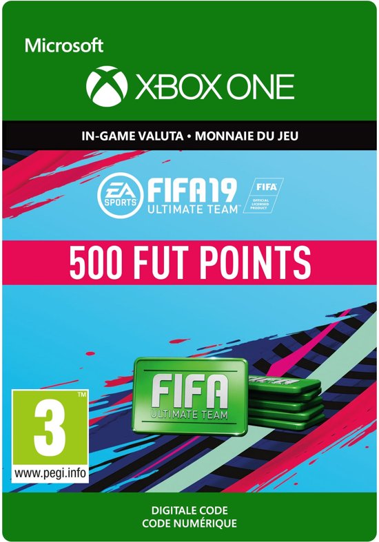FIFA 19: Ultimate Team - 500 FUT Points Card (Download) (Xbox One), EA Sports