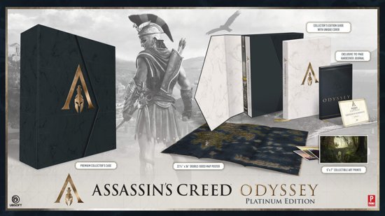 Boxart van Assassin's Creed: Odyssey - Platinum Edition Strategy Guide (Guide), Prima Games