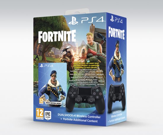 Sony Wireless Dualshock 4 PS4 Controller V2 + Fortnite Voucher (PS4), Sony Computer Entertainment 