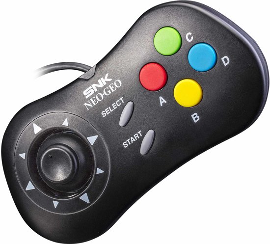 SNK Neo Geo Mini Official Control Pad (Zwart) (hardware), SNK