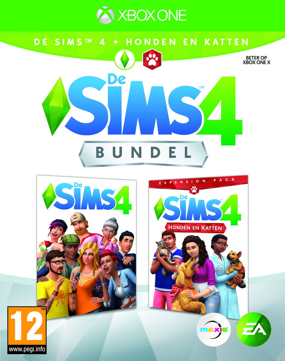 De Sims 4 + Honden en Katten Bundel (Xbox One), Maxis