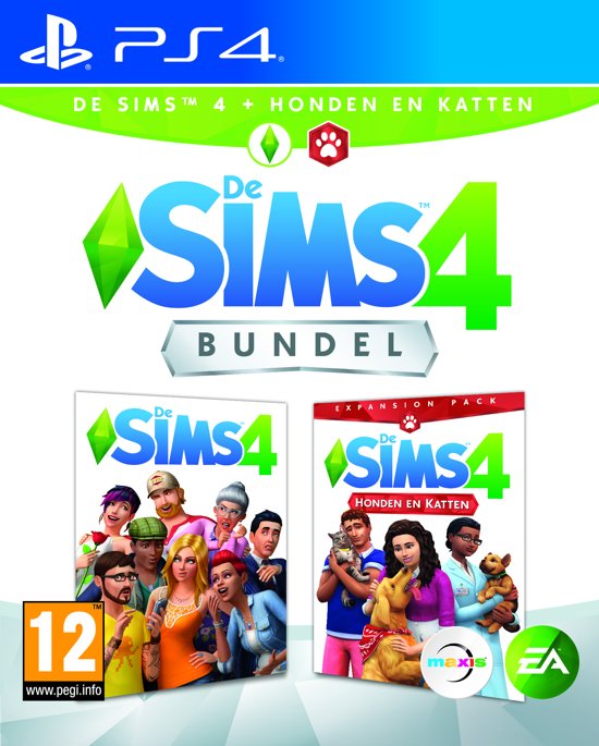 De Sims 4 + Honden en Katten Bundel (PS4), EA Games