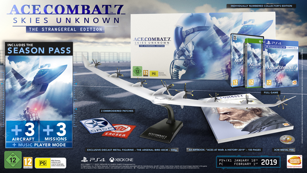 Ace Combat 7: Skies Unknown Strangereal Collector's Edition (PC), Bandai Namco