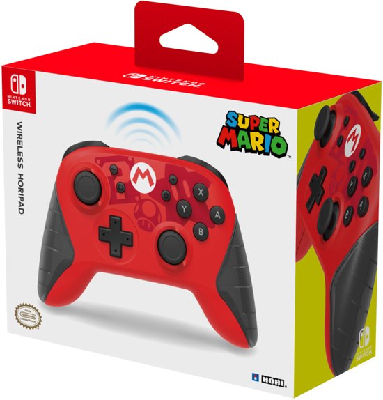 Nintendo Switch Wireless Pro Controller - Hori (Mario) (Switch), Hori